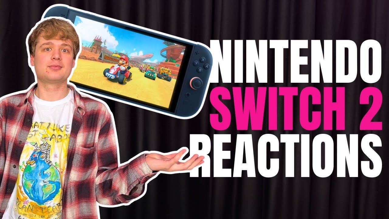 Nintendo Switch 2 reveal reactions - does it have a mouse mode?! - YouTube